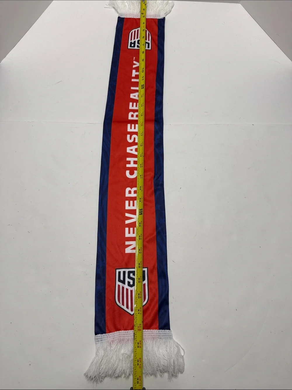 USA Mint Red and Navy Soccer Scarf
